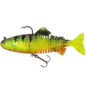 Swimbait FOX Rage Replicant Jointed, UV Perch, 20cm, 120g