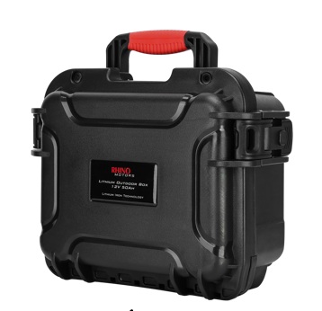 Acumulator si Cutie de Transport Rhino Motors Lithium Outdoor Box 12V 50Ah