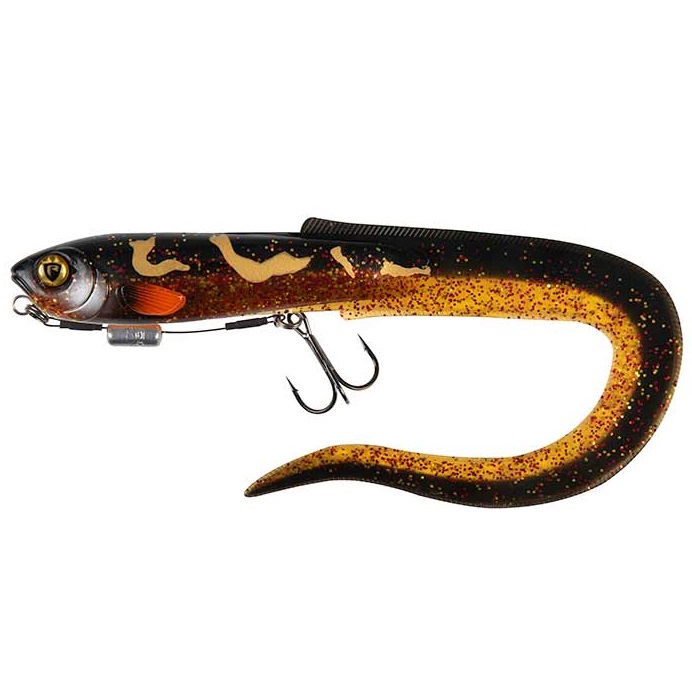 Grub Fox Rage Slick Eel Loaded, UV Burbot, Nr.2, 21cm
