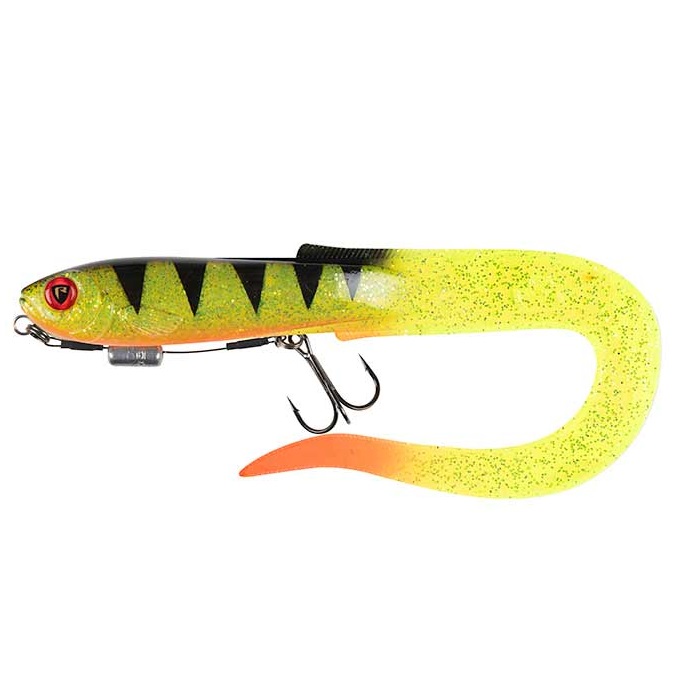 Grub Fox Rage Slick Eel Loaded, UV Perch, Nr.2, 21cm
