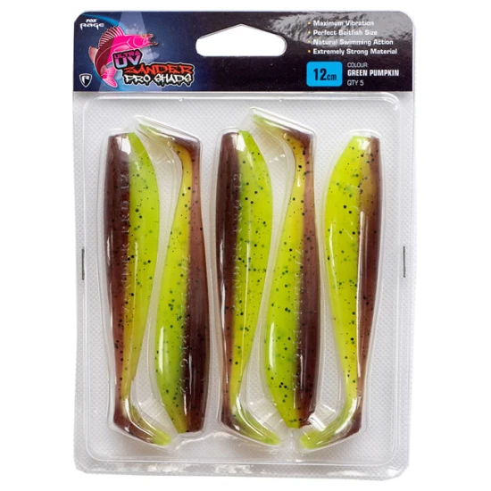 Shad Fox Rage Zander Pro Ultra UV, Green Pumpkin, 7.5cm, 5buc/blister