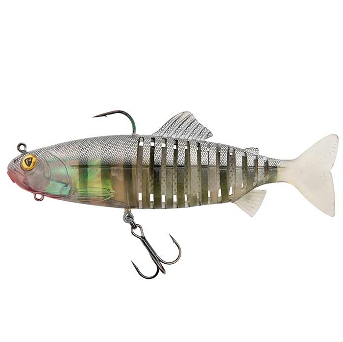 Swimbait FOX Rage Replicant Jointed, UV Original Stickleback, 18cm, 80g