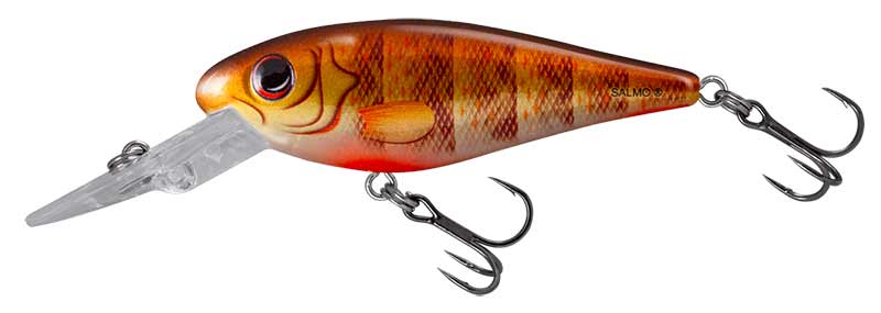 Vobler Salmo Rattlin Executor Floating, Clear Brown Perch, 5cm