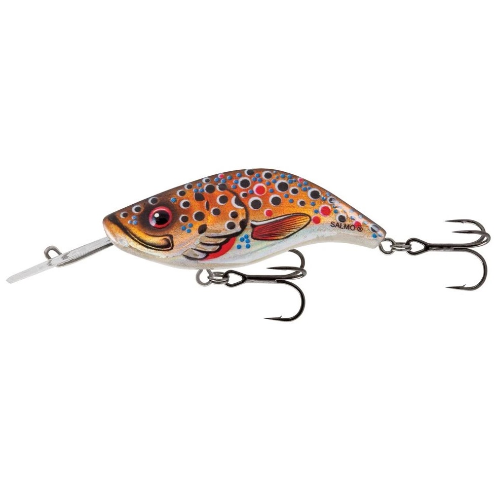 Vobler Salmo Sparky Shad Floating, Brown Holographic Trout, 4cm, 3.5g