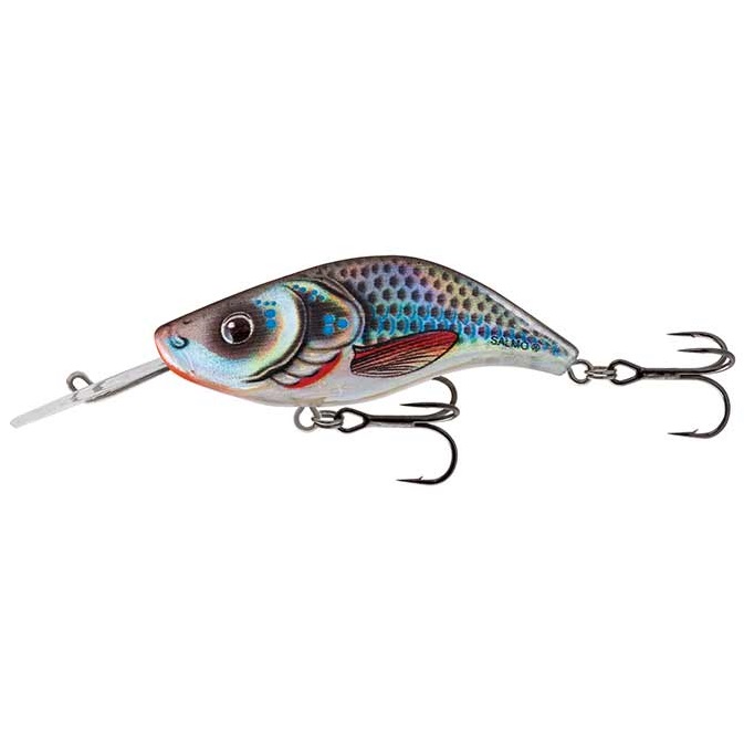 Vobler Salmo Sparky Shad Floating, Silver Holographic Shad, 4cm, 3.5g