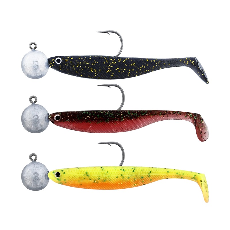 Mix Shaduri Westin ShadTeez Slim R 'N R, Nr.4, 5cm, 3g Dark Water, Mix17, 3buc/plic