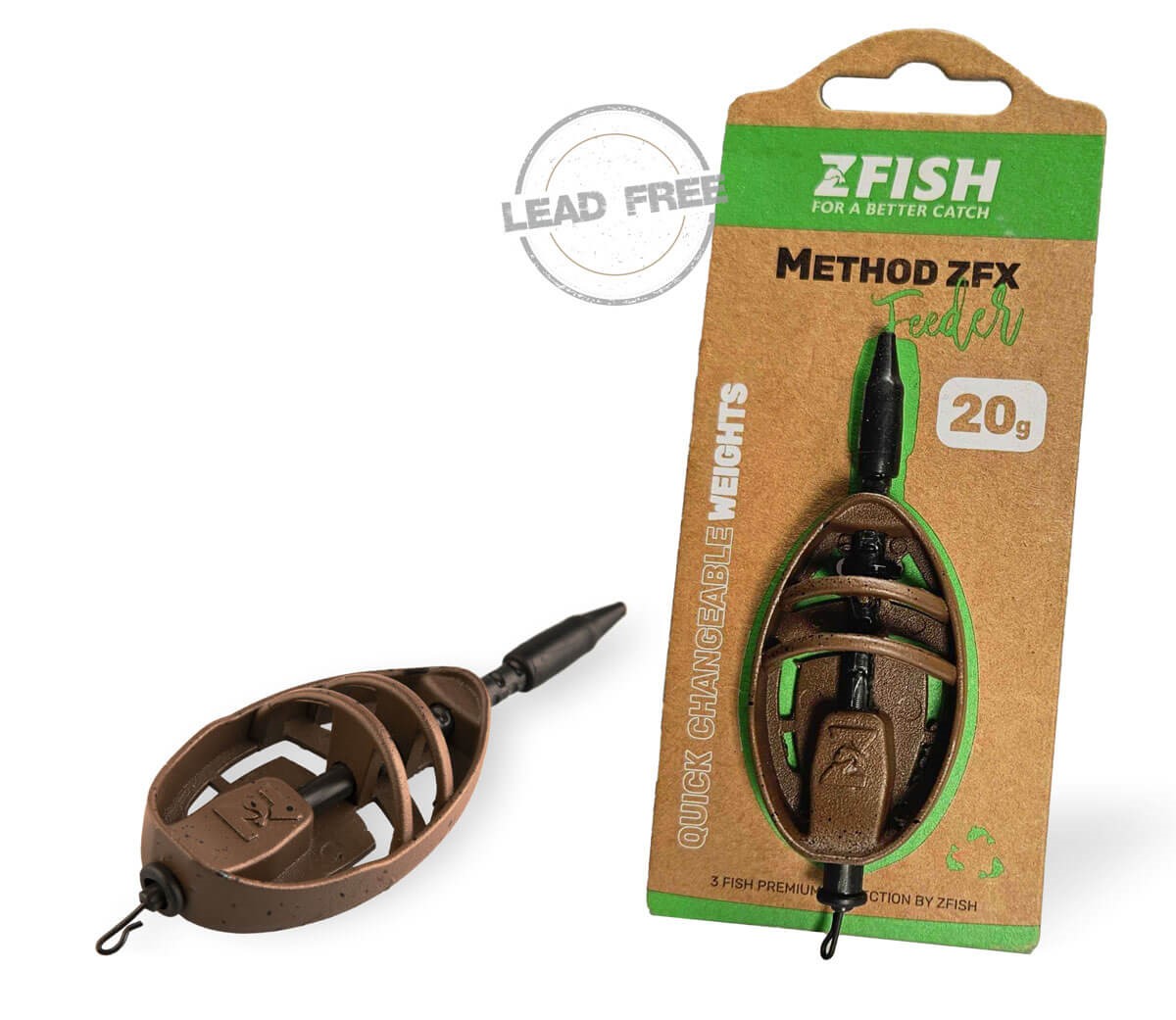 Momitor Method Feeder ZFish ZFX 20g-60g - Feeder Clasic, Aerodinamic