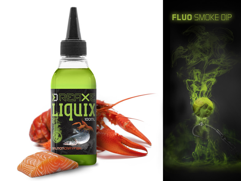 Dip Lichid Fluo Delphin D Snax LiquidX, Salmon–Rac, 100ml