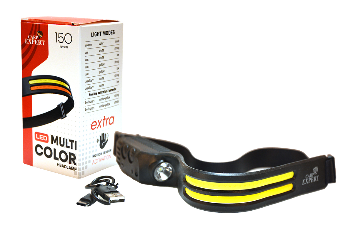 Lanterna Frontala Carp Expert Multicolor,150 lumeni