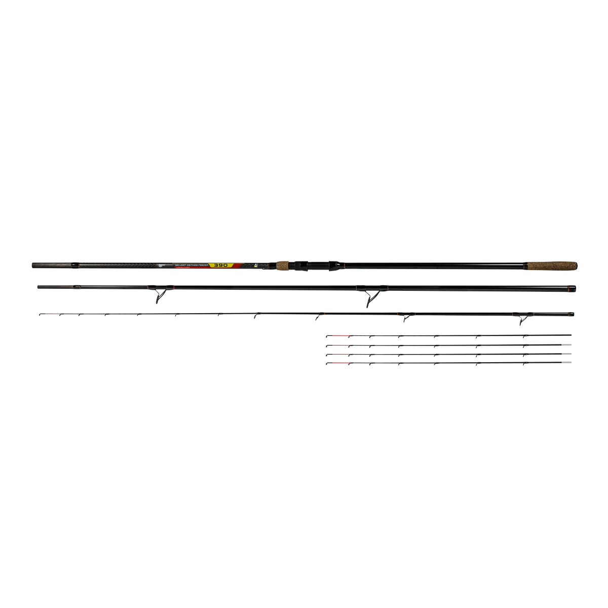 Lanseta Benzar No Limit Method Feeder, 3.60m, 100-250g, 3+5buc