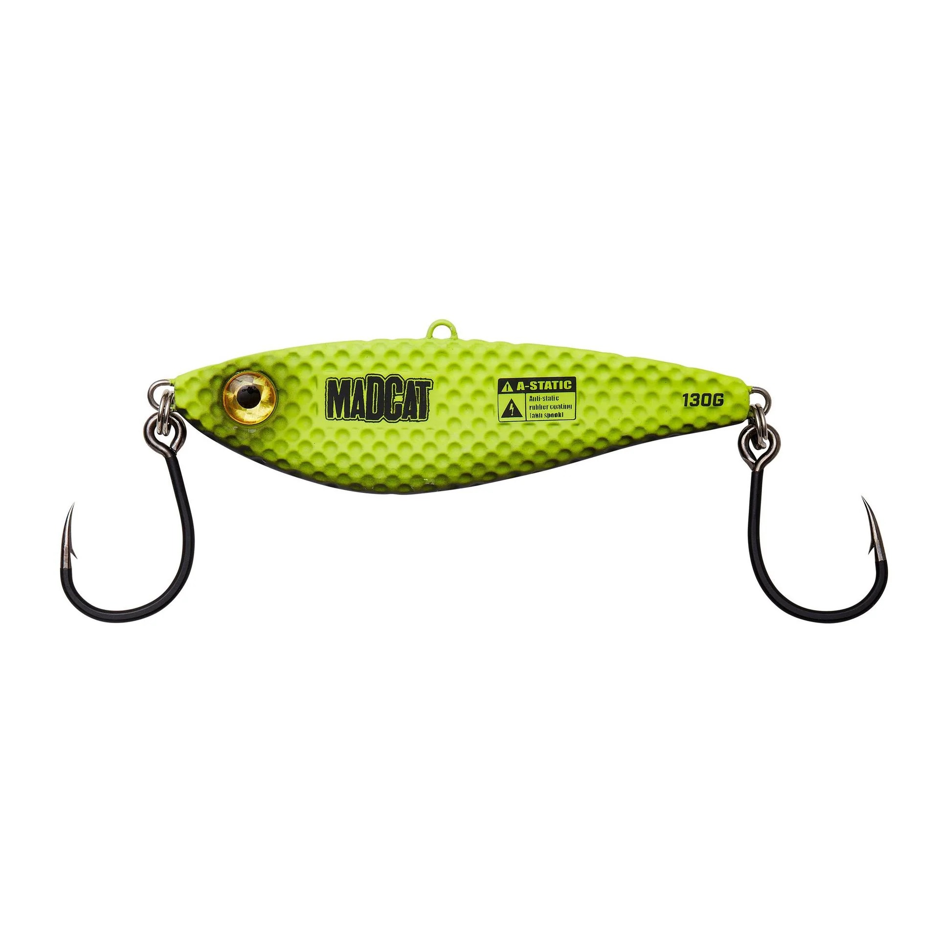 Pilker Madcat Vertical Jig Vibratix, Fluo Yellow UV, 10cm, 90g