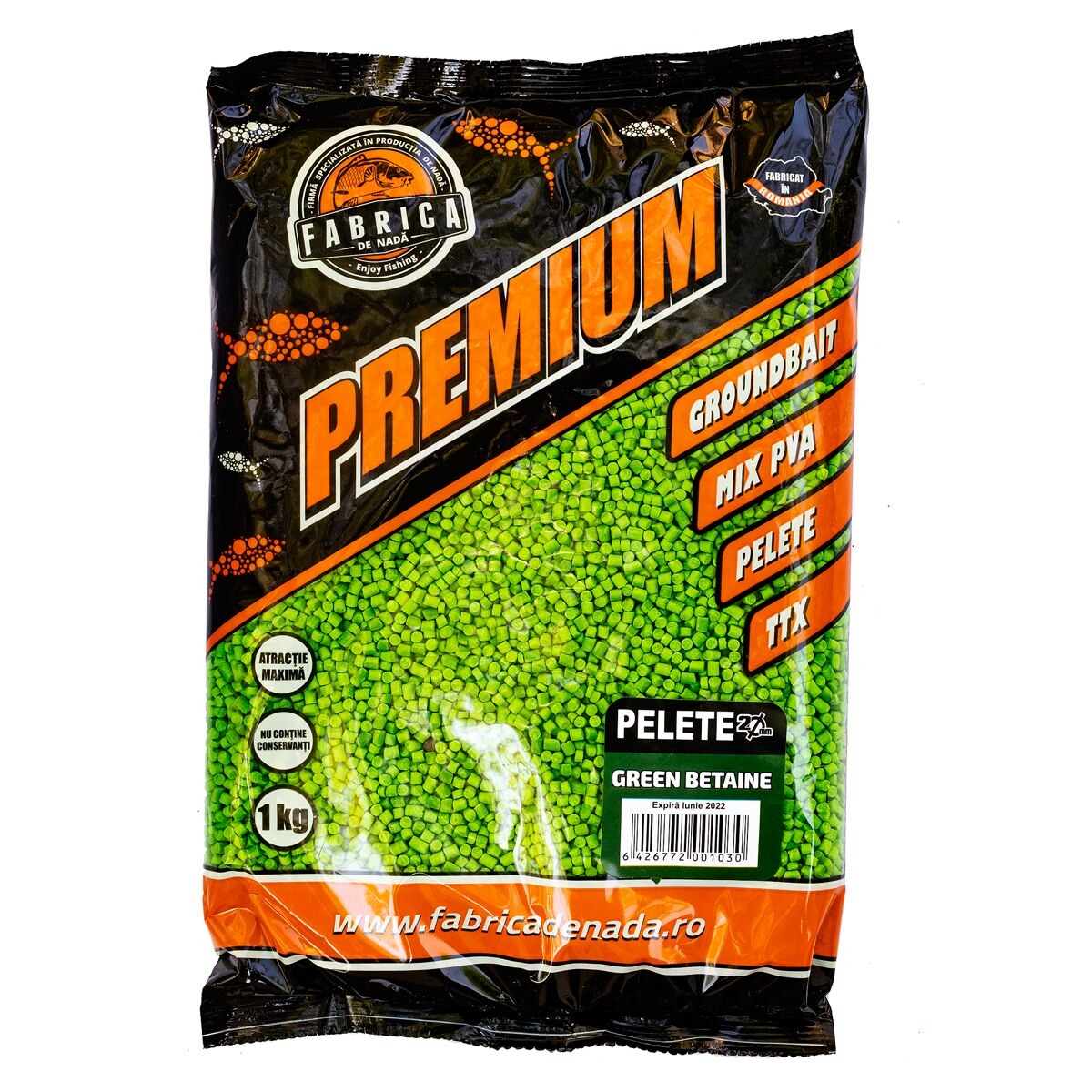 Pelete 2 mm Green Betaine, Fabrica de Nada, 1 kg