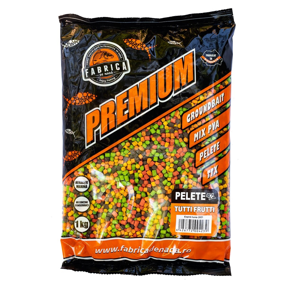 Pelete 2 mm Tutti Frutti, Fabrica de Nada, 1 kg