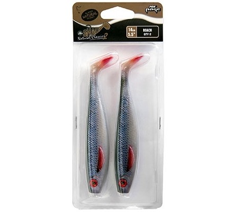 Shad FOX Rage Pro Shad, Super Natural Roach, 14cm, 2buc/blister