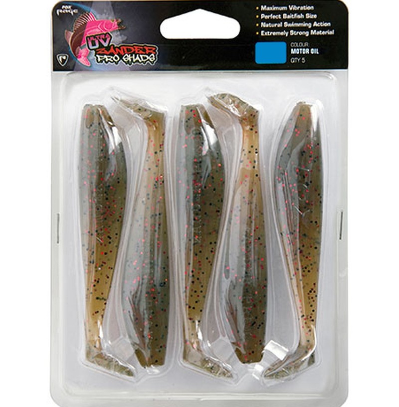 Shad Fox Rage Zander Pro Ultra UV, Motor Oil, 12cm, 5buc/blister