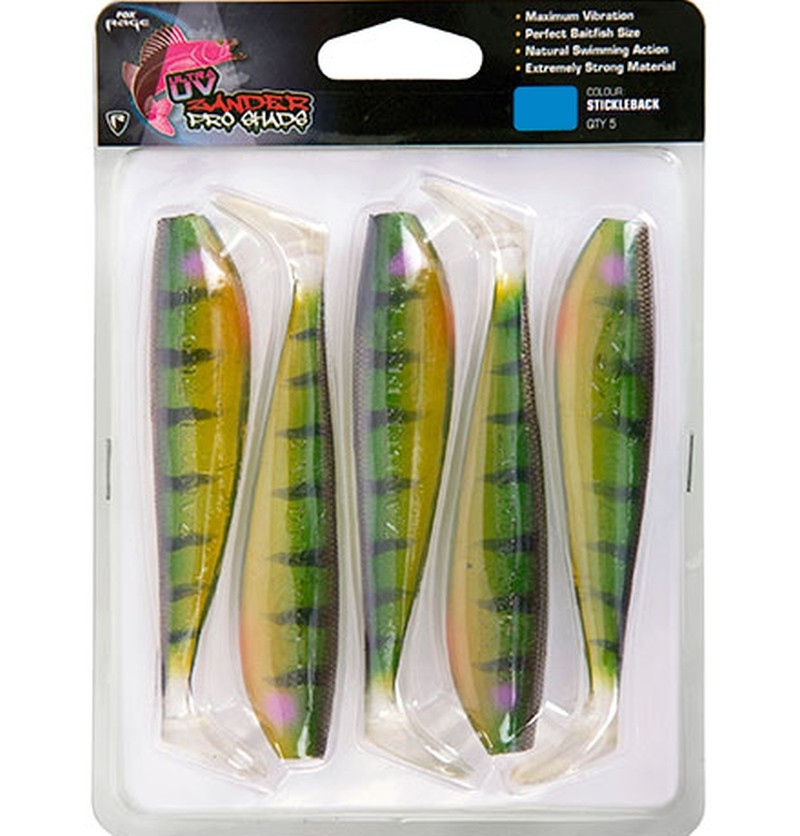 Shad Fox Rage Zander Pro Ultra UV, Stickleback, 12cm, 5buc/blister