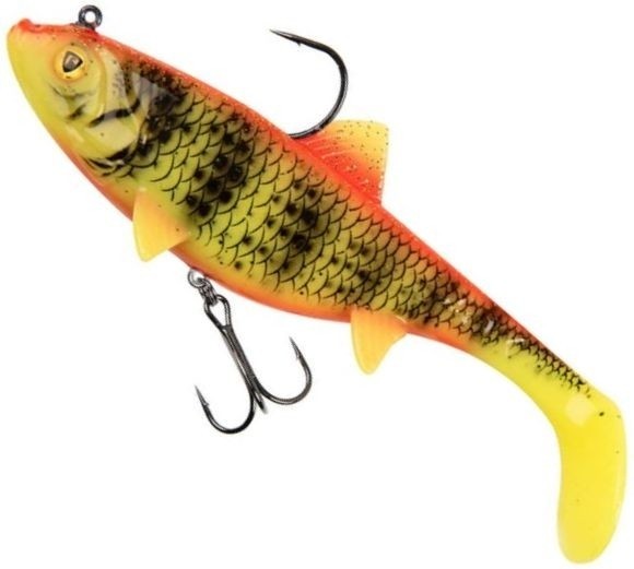 Swimbait FOX Rage Replicant Wobble, UV Bright Perch, 23cm, 115g, 1buc/blister
