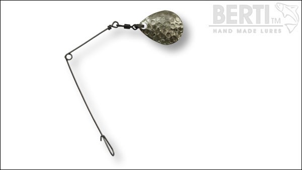 Spinnerbait Bertilure cu Agrafa si Paleta Colorado Nickel 1.6cm