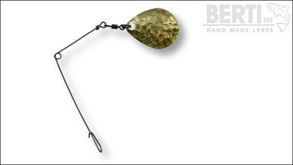Spinnerbait Bertilure cu Agrafa si Paleta Colorado Gold 2cm