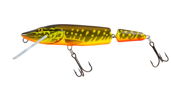 Vobler Salmo Pike Jointed Deep Runner , Hot Pike, 11cm, 14g