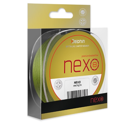 Fir Textil Delphin Nexo 8 Premium Braid Line, Verde, 130m