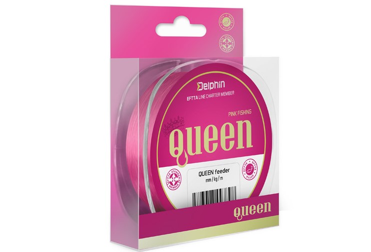 Fir Monofilament Pescuit la Feeder Delphin Queen , 300m, Roz
