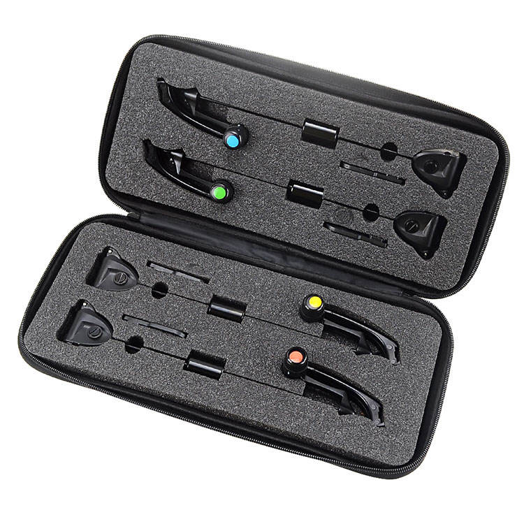 Set 4 Swingere Black cu Leduri Multicolor Pescuit Nonstop