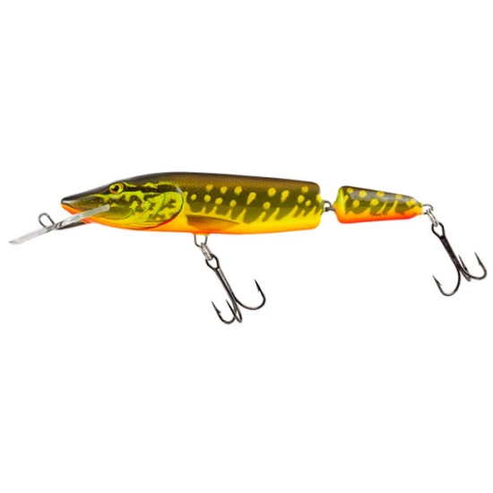 Vobler Salmo Pike Jointed Deep Runner, Hot Pike, 11cm, 14g