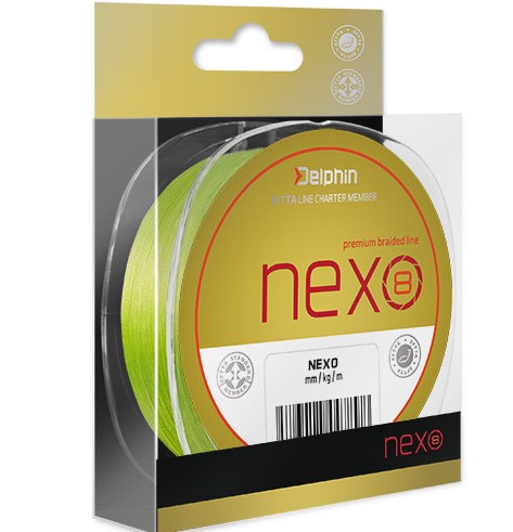 Fir Textil Delphin Nexo 8 Premium Braid Line, Galben, 130m