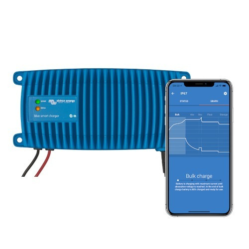 Incarcator Smart Baterie, 12V/13A, Plumb, Gel, Agm, Lithium, Victron Energy Blue Smart Ip67 Charger