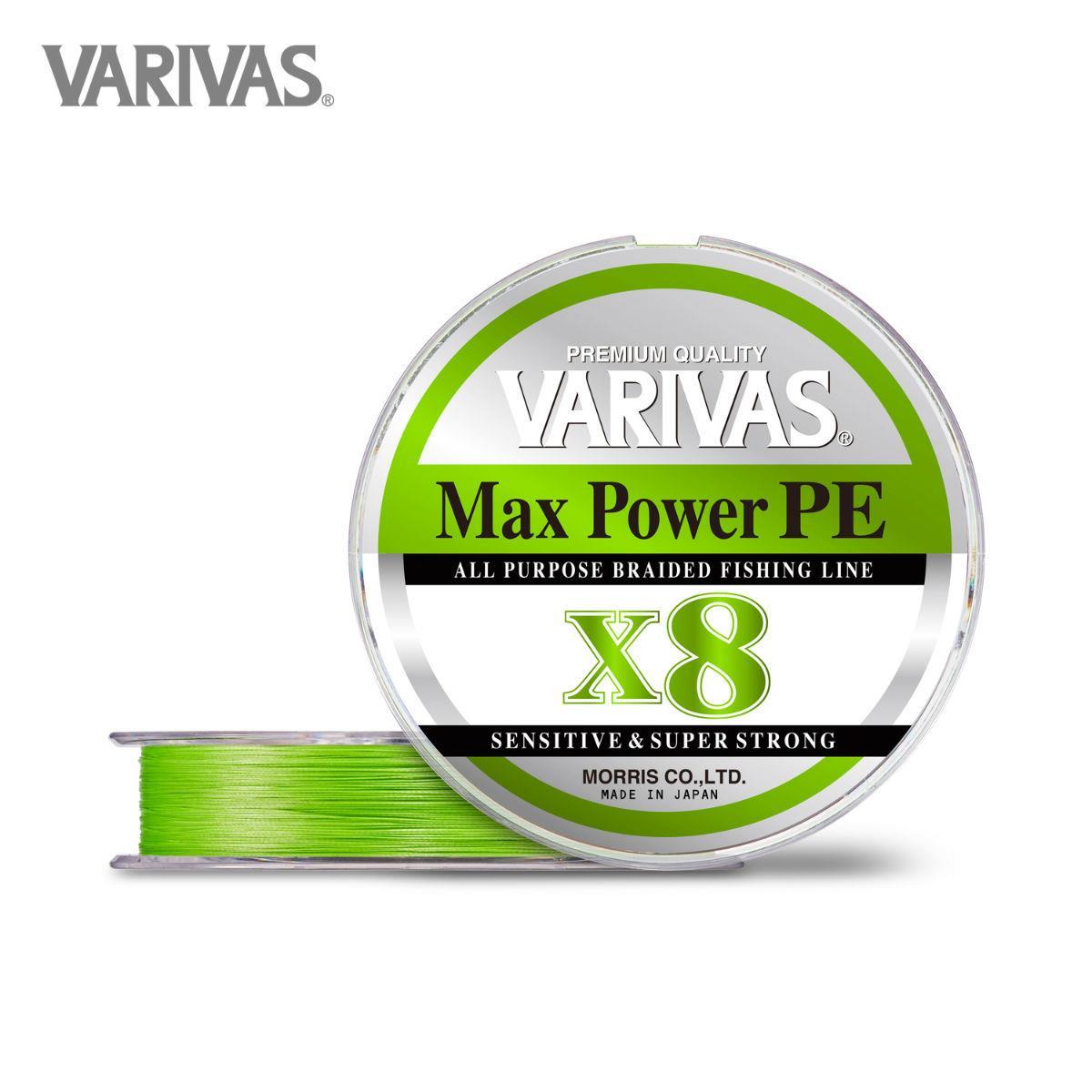 Fir Textil Spinning Varivas Power PE X8, Lime Green Fluo, 150m