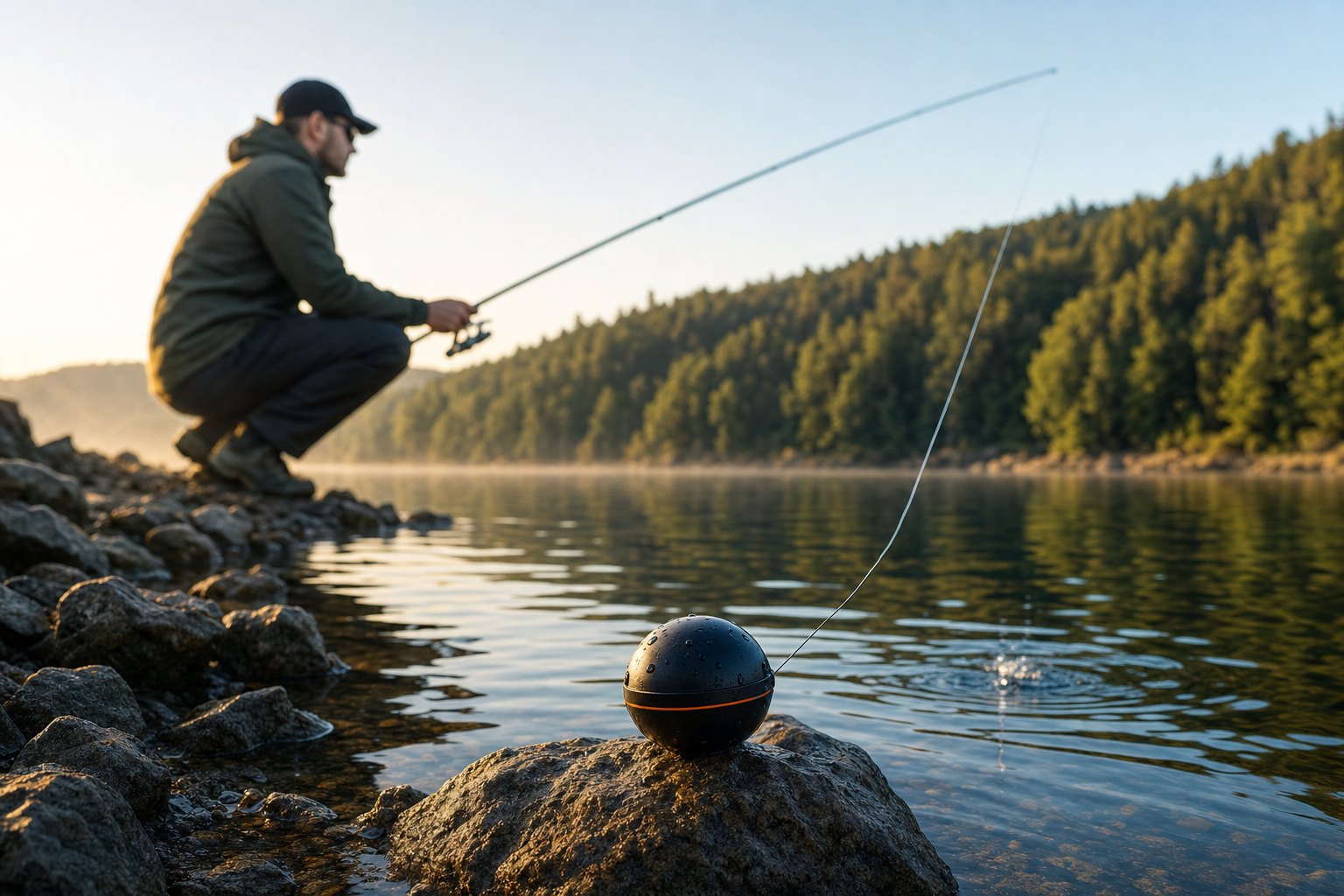 Sonar wireless de pe mal: raza, adancime si cartografiere explicate