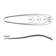 Lingurita Oscilanta Tiemco Lighting Wobbler, Culoare 204, 5.6cm, 9.8g