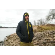 Hanorac cu Fermoar pentru Pescarii de Somn Black Zip Hoody– Black Cat