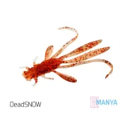 Nimfa Delphin MANYA UVs, 10.5cm, 5buc/plic, Culoare DeadSnow