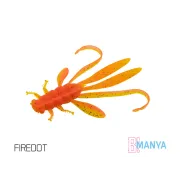 Nimfa Delphin MANYA UVs, 10.5cm, 5buc/plic, Culoare Firedot