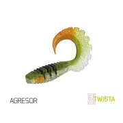 Twister Delphin TWISTA UVs, 10cm, 5buc/plic, Culoare Agresor