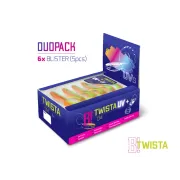 Twister Delphin TWISTA UVs, 10cm, 5buc/plic, Culoare Greench