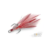 Ancore Delphin B!RD Hook Triple, Rosu, 3buc/plic