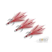 Ancore Delphin B!RD Hook Triple, Rosu, 3buc/plic