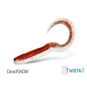 Twister Delphin Twistax Eeltail UVS, 15cm, 5buc/plic, Culoare Deadsnow