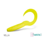 Twister Delphin Twistax Eeltail UVS, 15cm, 5buc/plic, Culoare Yella