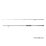 Lanseta Crap Delphin CorsaBlack NERO 2,70m, 2.00lbs, 2 Buc