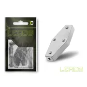 Plumb Delphin LEADS Hexagon cu Orificiu – 5 Bucăți/plic