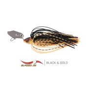 Nălucă Chatterbait Bladed Jig 7g Fox Rage, Culoare Black & Gold