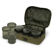 Geanta Nada Pescuit Avid RVS 8-Pot Hookbait Pouch