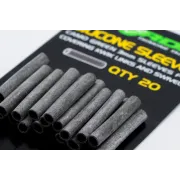 Varnis pentru Agrafa/Vartej Korda Silicone Sleeves, Camo Green, Ø=3mm, 20buc/plic