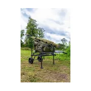 Carucior Pescuit Korum Twin Wheel – Transport Usor și Stabilitate pe Orice Teren