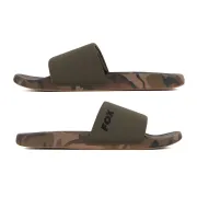 Papuci Fox Sliders Camo Khaki – Incaltaminte usoara pentru pescuit