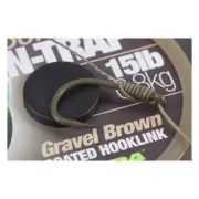 Fir Textil Cu Camasa Korda N-Trap Soft Coated Hooklink Gravel Brown, 20m